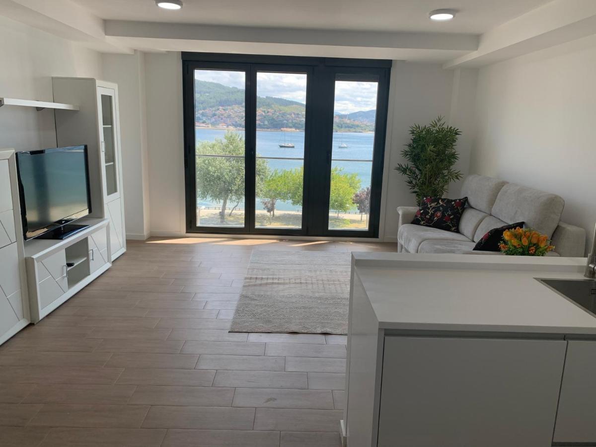 El Mirador Ria De Vigo, Apartamento Frente Al Mar, Centrico Moaña Exterior foto