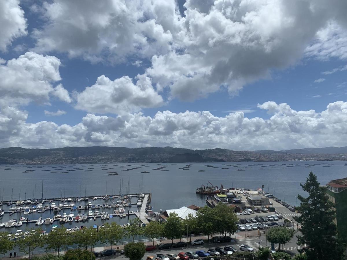 El Mirador Ria De Vigo, Apartamento Frente Al Mar, Centrico Moaña Exterior foto